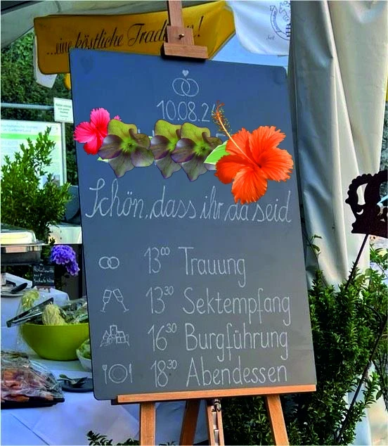 Kreidetafel für Staffelei